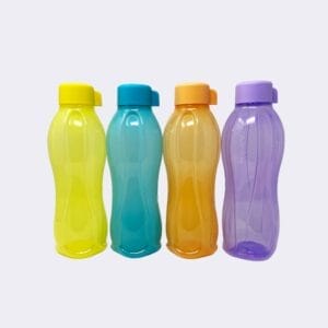 Tupperware Aquasafe Bottle, 1L, Set of 4.